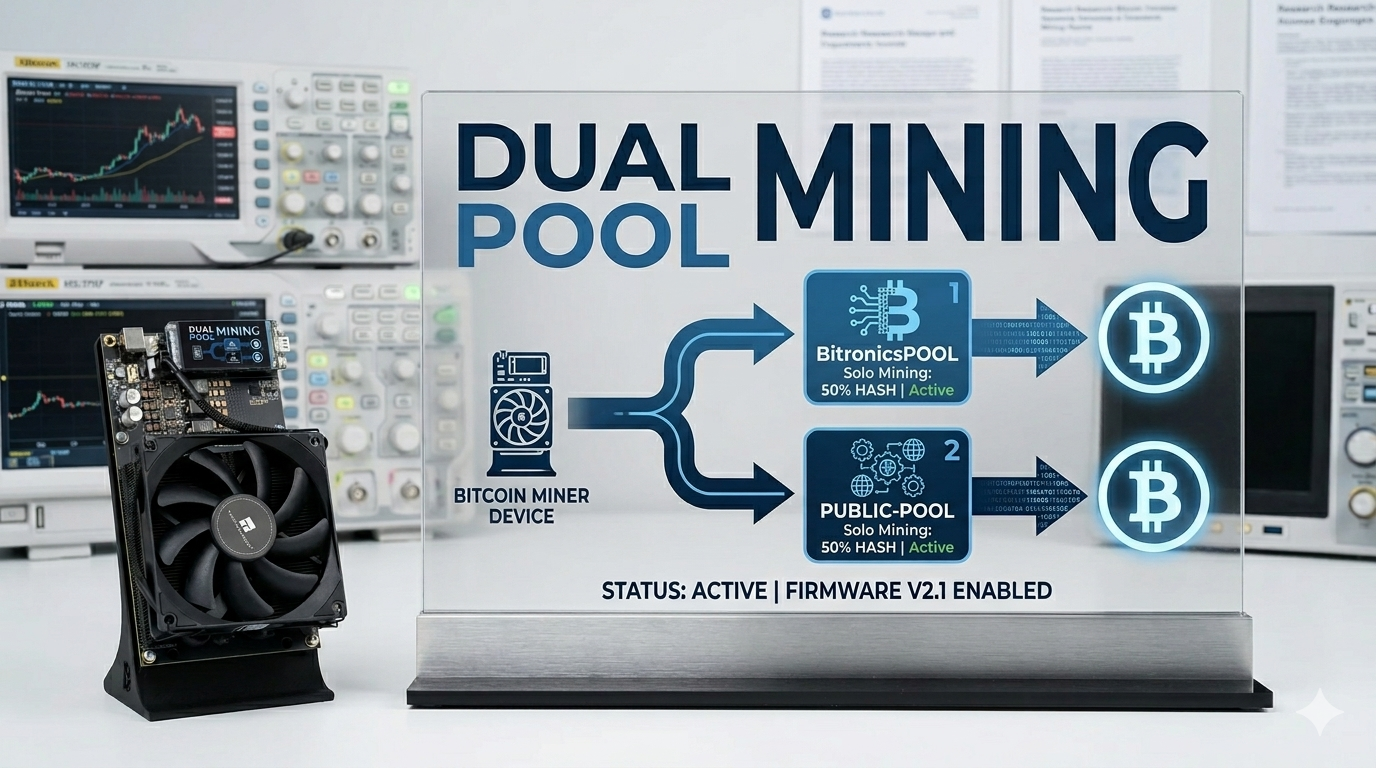 Dual Pool Mining on Nerd*axe: Smarter Hashrate, More Control