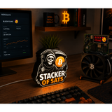 Stacker of Sats Lamp