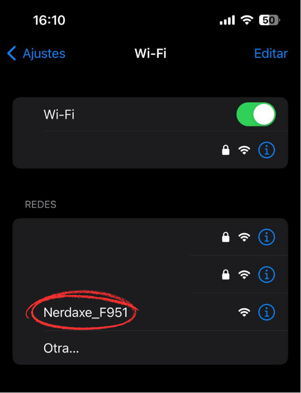 Power it up and connect to its Wi-Fi