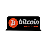 "Bitcoin Accepted Here" Sign