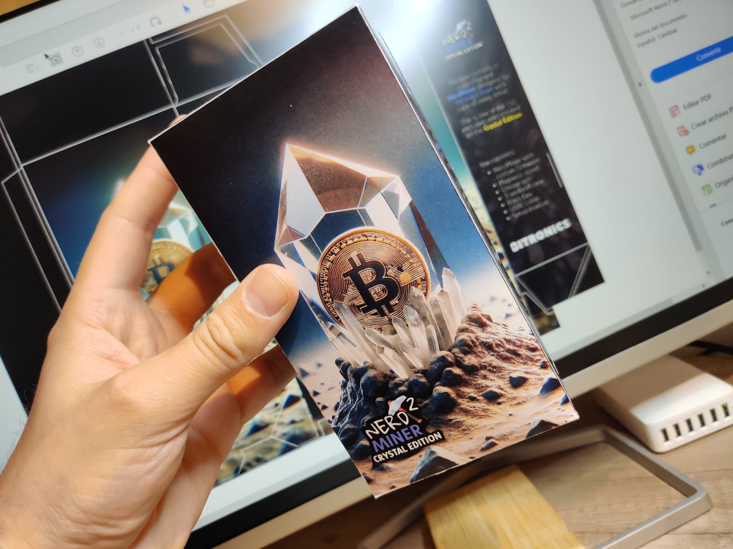 NerdMiner Crystal Edition