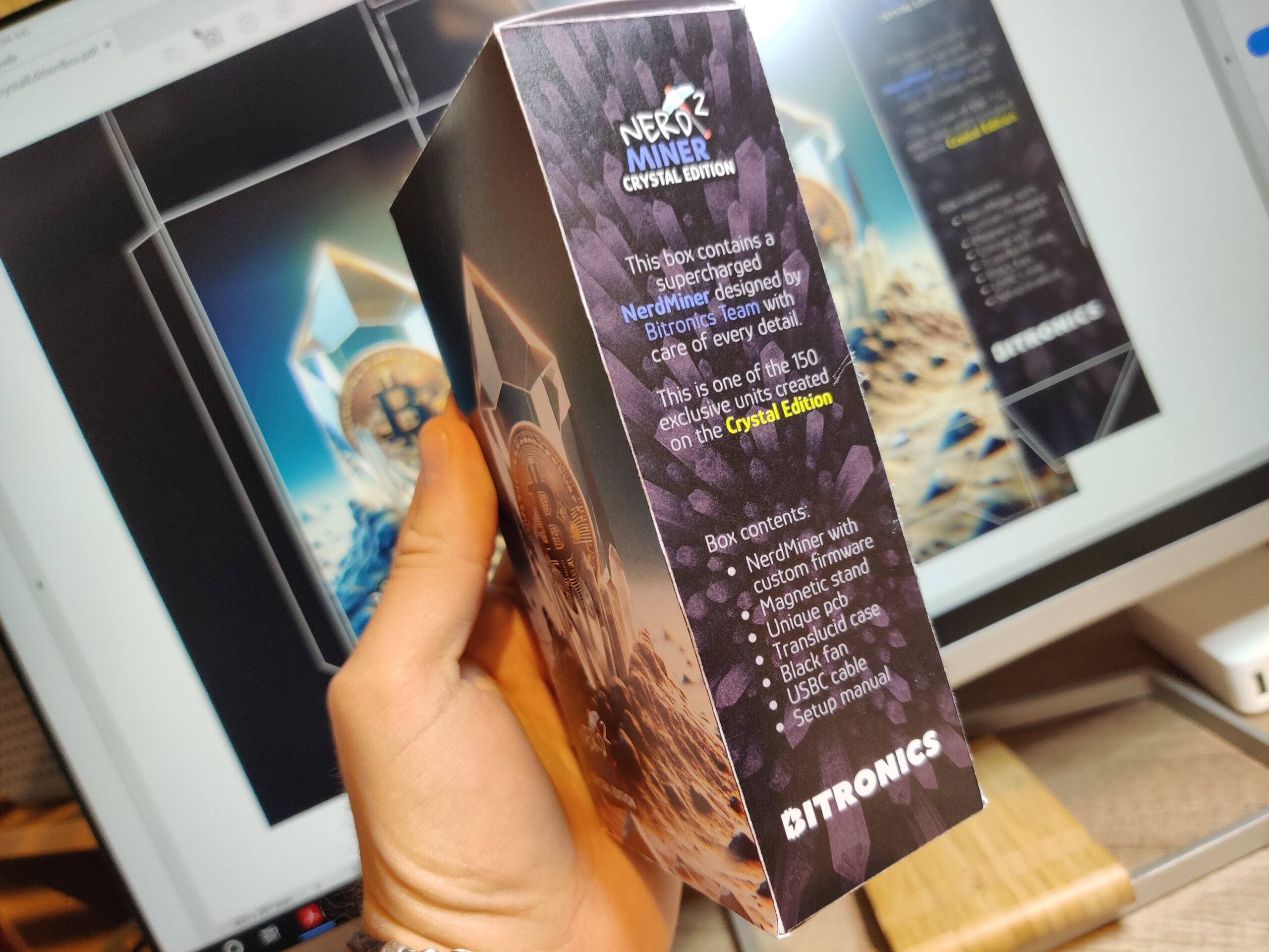 NerdMiner Crystal Edition