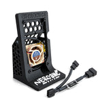Nerdaxe Gaia stand with the rear Noctua fan mounted and the Y splitter